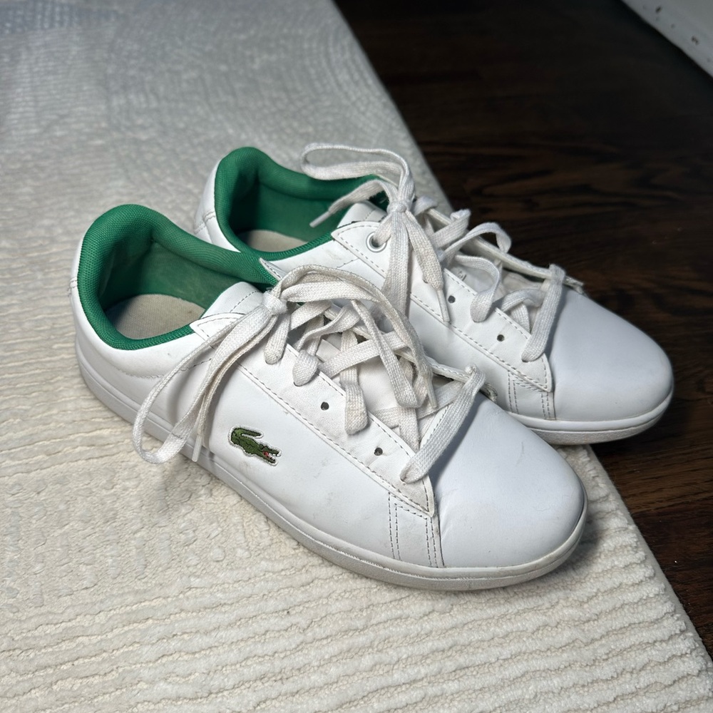 Lacoste Hydez White Leather Sneakers